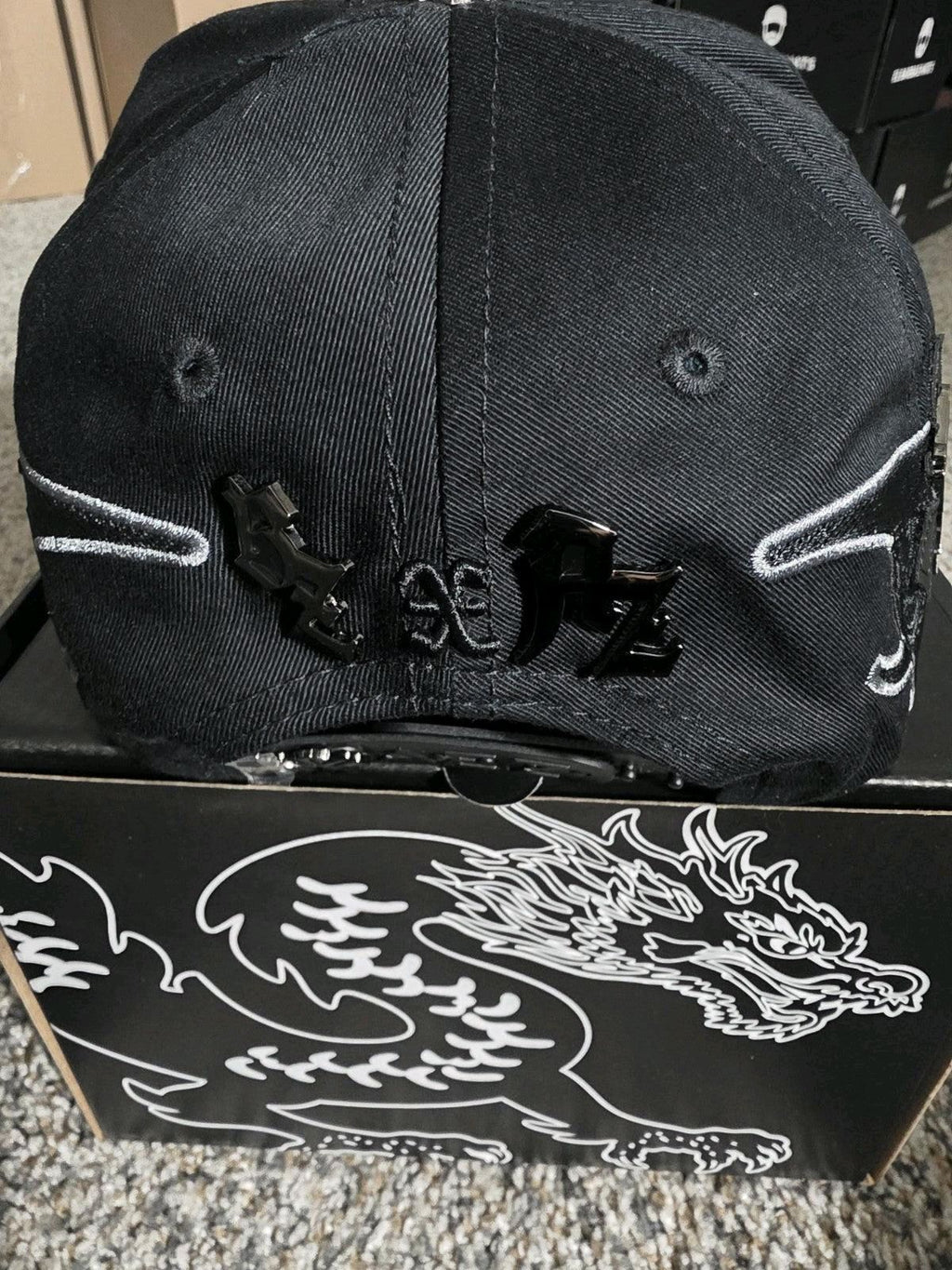 AB'Z HAT TOTAL BLACK - BAEZ X SHIFU  WITH BOX  LIMITED EDITION, BOX PREMIUM