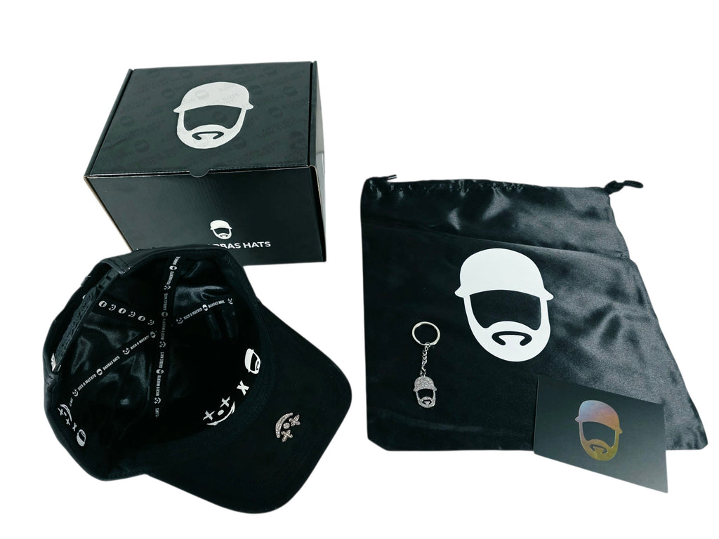 Barbas hats X rico o Mu3rto |World tour| Full set [hat ,box , dust cover, card and keychain] Box Premium Limited Edition