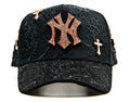 AB hats - NY thorned gold