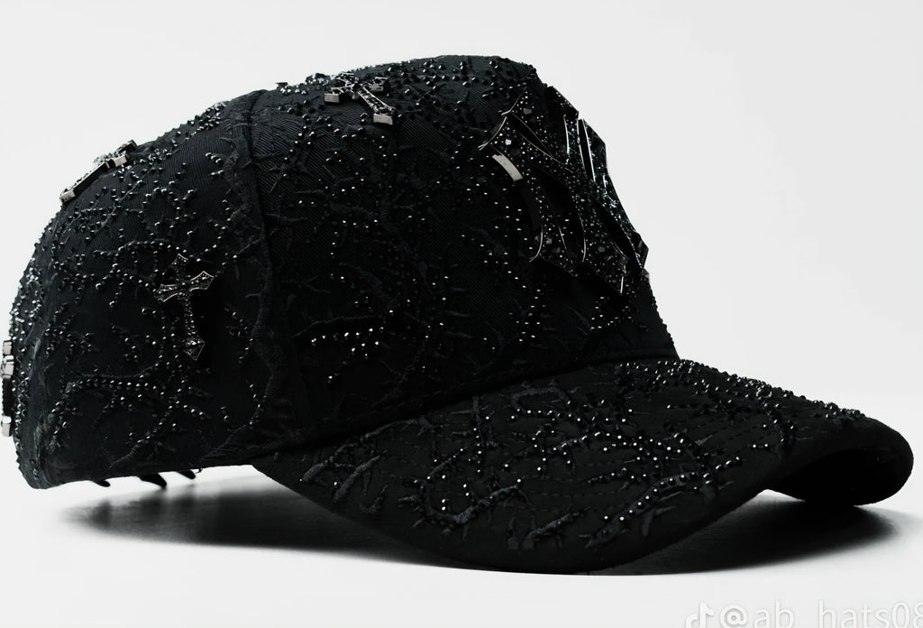 AB HATS NY Thorned Total Black