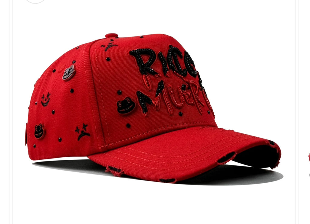 MZ hats |Rico o mu3rto| Color rojo