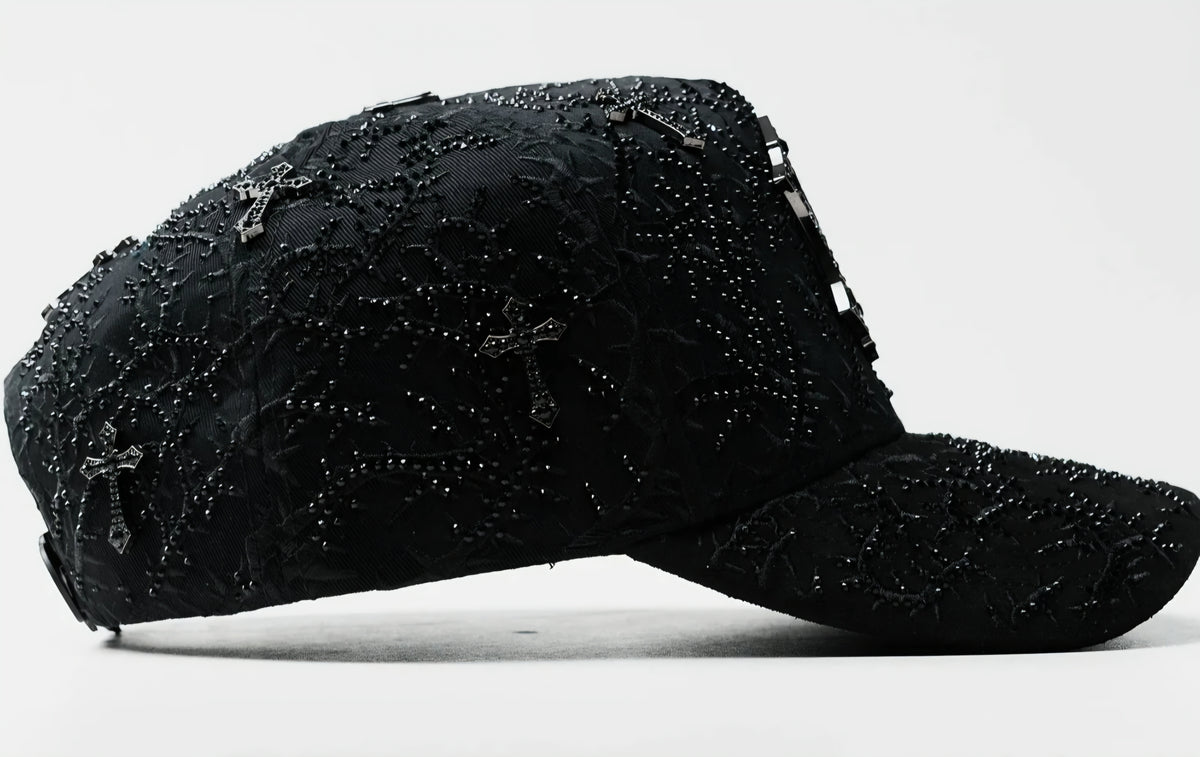 AB HATS NY Thorned Total Black